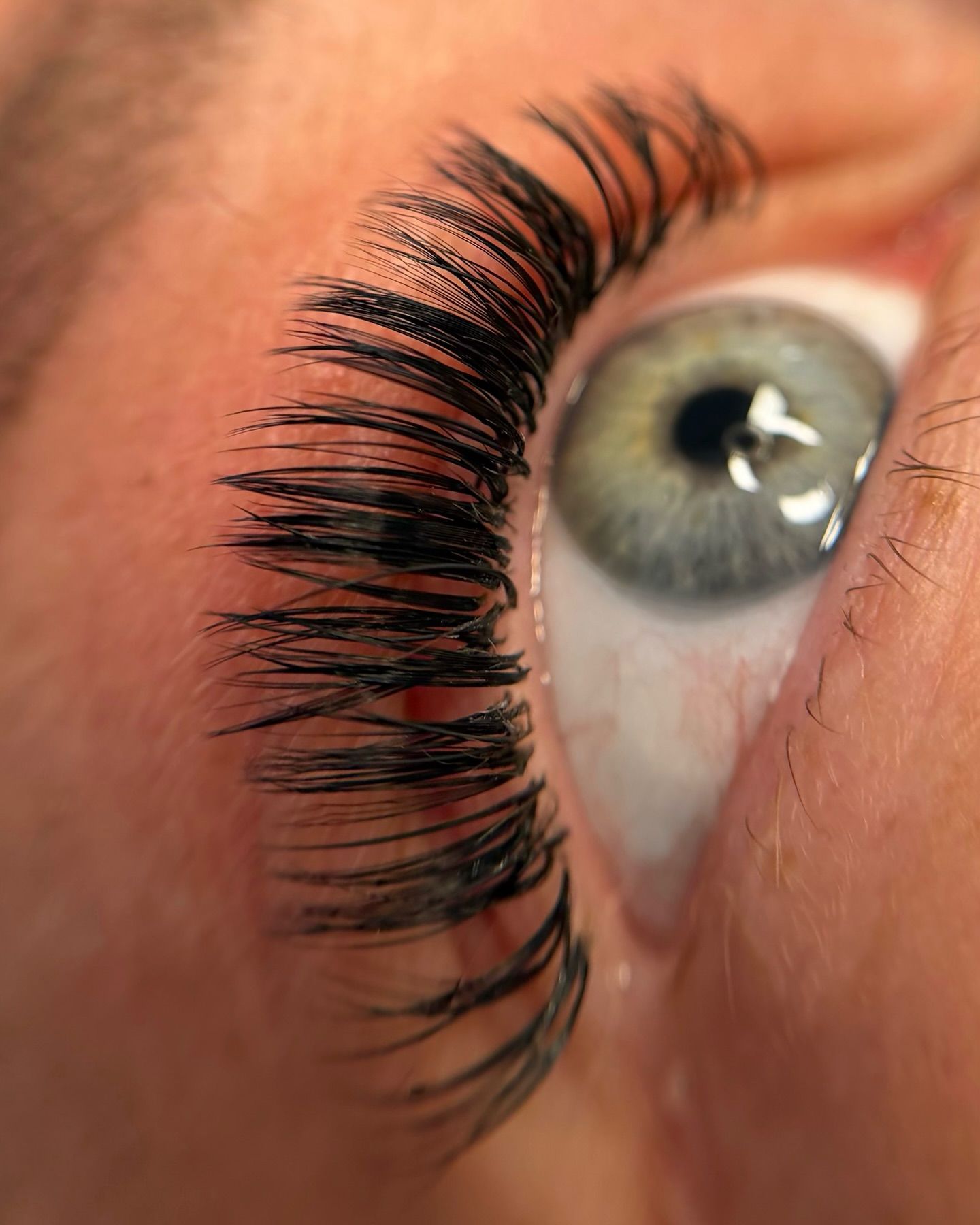 Wimperextensions van dichtbij
